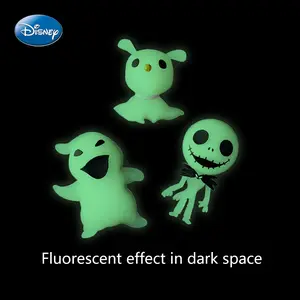 L-1PC Disney Officially Licensed The Nightmare Before Christmas Fridge Magnets Zero DIY Magnets for Locker Decorative Magnets for Refrigerator Whiteboard Cabinet Office Kitchen Blackboard Gift Fluorescent Color Change
