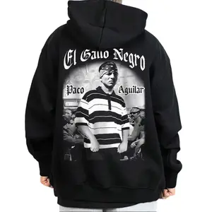 El Gallo Negro Vatos Locos Old Movie Chicano Clothing Gangster Clothes Hoodies for Men Men's Clothing Lowrider Graphic Tee Men Gift VL6 Oversized Unisex Loose Sweatshirts