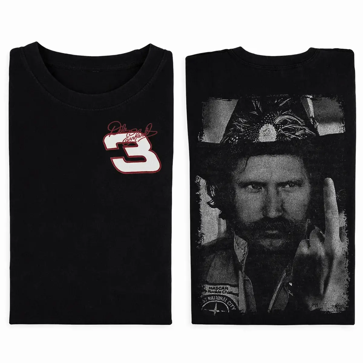 Earnhardt Middle Finger T-Shirt, Vintage Nascar Racing Fan Shirt, Retro Racing Rebel Graphic Tee, Funny Motorsport Humor Sweatshirt, Classic Racing Legend Hoodie