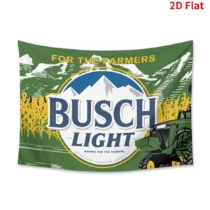John Deere B.light Beer Flag Banner, Farm Garage Wall Art, Perfect Fan Gift for Outdoor Spaces & Man Cave, Casual Knit Tapestry, Tapestry Wall Hanging