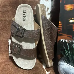 Cedarstone Embossed Sandals