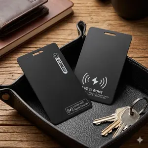 Apple FindMy Rechargeable Tracker, Ultra-Thin Smart Luggage Tag, Wallet & Phone Locator, IP67 Waterproof Anti-Loss Device, Perfect Gift for Christmas, Birthday, Travel Enthusiasts, Wallet Tracker Card