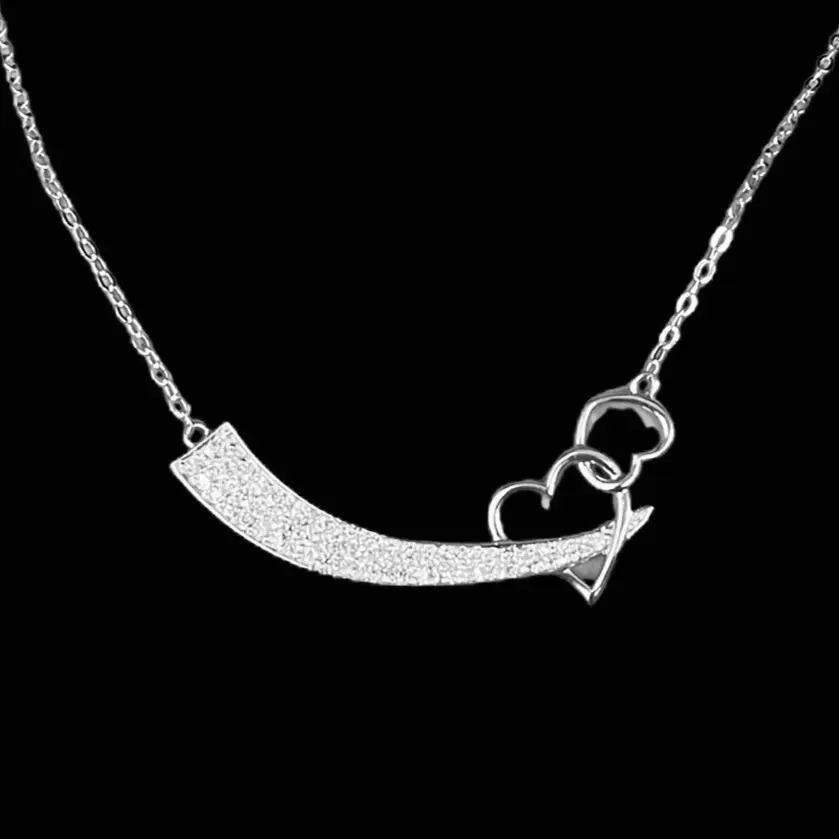 Ace Collection Silver Unique Necklace