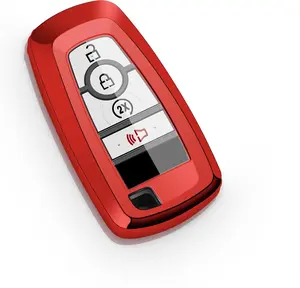 Ford Bronco Key Fob Cover 2026 2025 2024 2023 2022 and Pickup Ranger Maverick car Key Case Transparent case fits Multiple Buttons