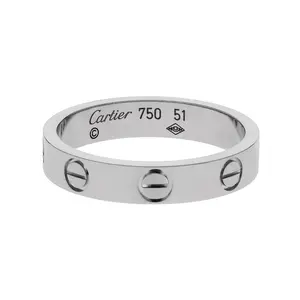 Pre-owned Cartier Love Ring Size 51