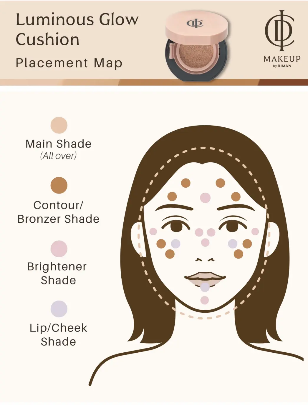 Riman ICD Makeup Luminous Glow Cushion-5 color options - TikTok Shop
