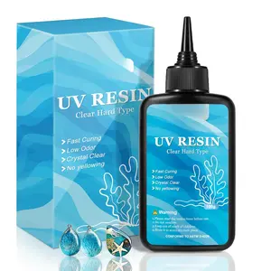 UV  100g - Upgraded UV  Kit, Hard Type  Clear Ultraviolet Curing UV Epoxy  for Craft  Making