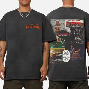 Vintage #Treatyy Oak Revival 2 Side Graphic Tee, Rock Country Band Concert Tour 2025 Sweatshirt, #TreatyOakRevivall 90s Music Graphic Nashville Cloud Tee Comfort Hoodie, Gift for him, Gift for her