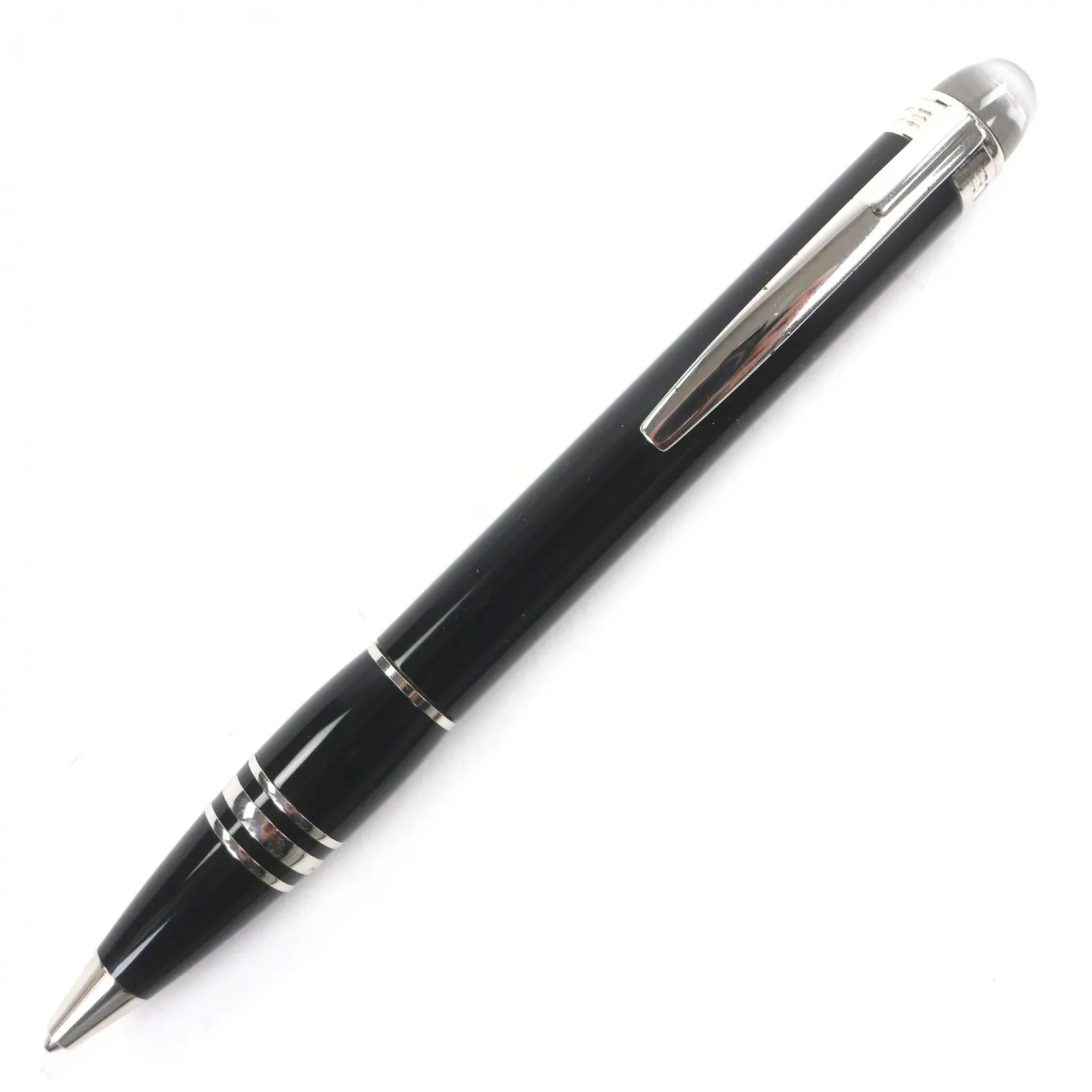 Pre-owned Montblanc Others Small Leather Goods Starwalker Ballpoint Pen