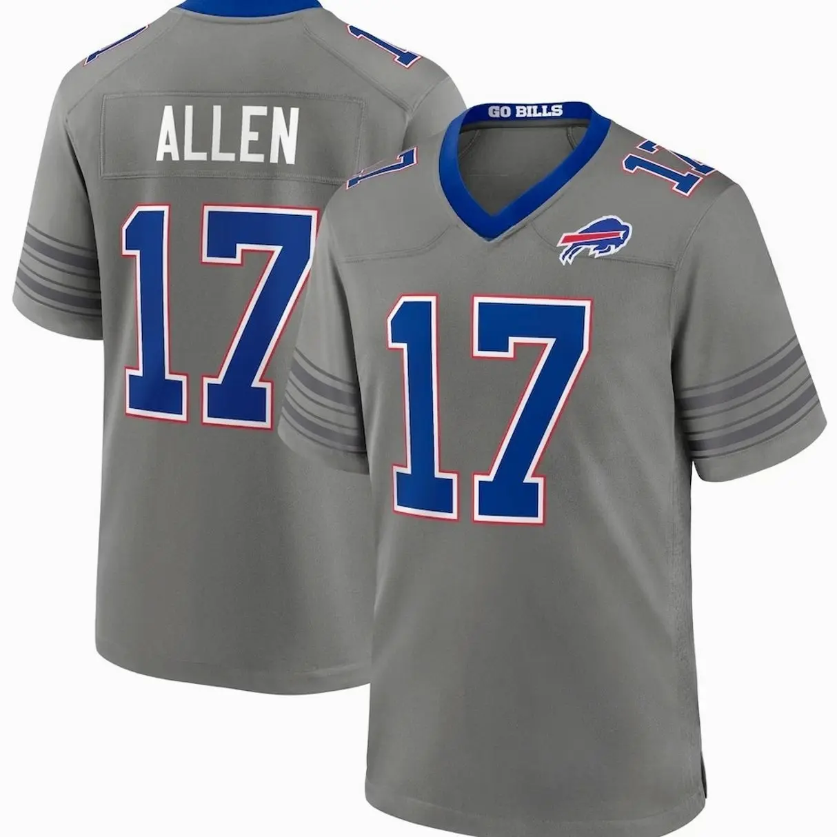 Unisex Football Buffalo Allen 17 Nickel City Game Jersey - Gray New 2026