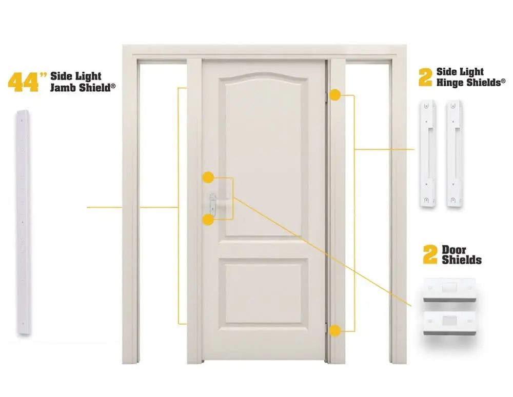 Door Armor Side Light Door Security Kit