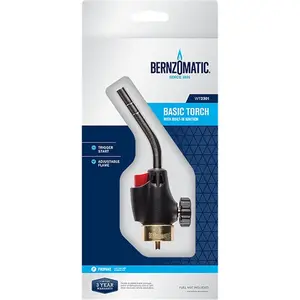 212 MAIN Self-Igniting Torch, Stainless Steel, Pressure-Regulated, Trigger Start (Sports & Outdoor Leisure Equipment)