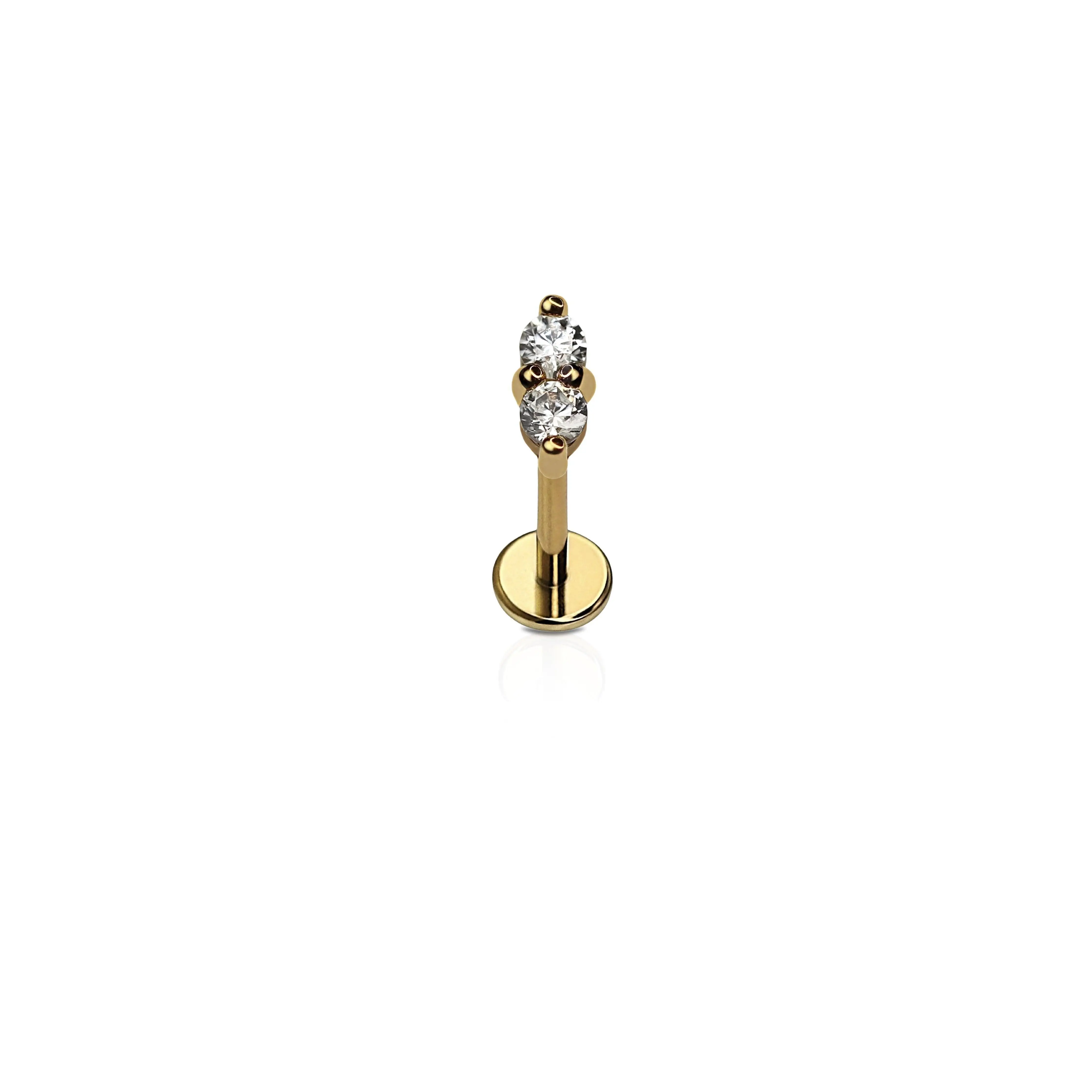 Cords Club Stars Align Flat Back Stud - Single Earring