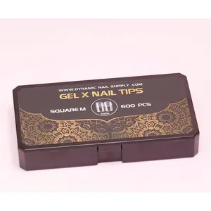 Full Cover Soft Gel X Nail Tips, 600 Pcs Medium Length Square Shape, 11 Sizes Beauty & Personal Care Accessories