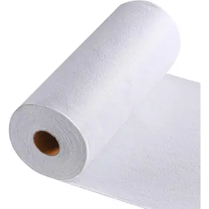New Weight White Iron-On Non-Woven Fusible Interfacing 11.8" x 30.6 Yards Non-Woven Interfacing Iron On Single-Sided Interfacing for Crafts Supplies (Light Weight)