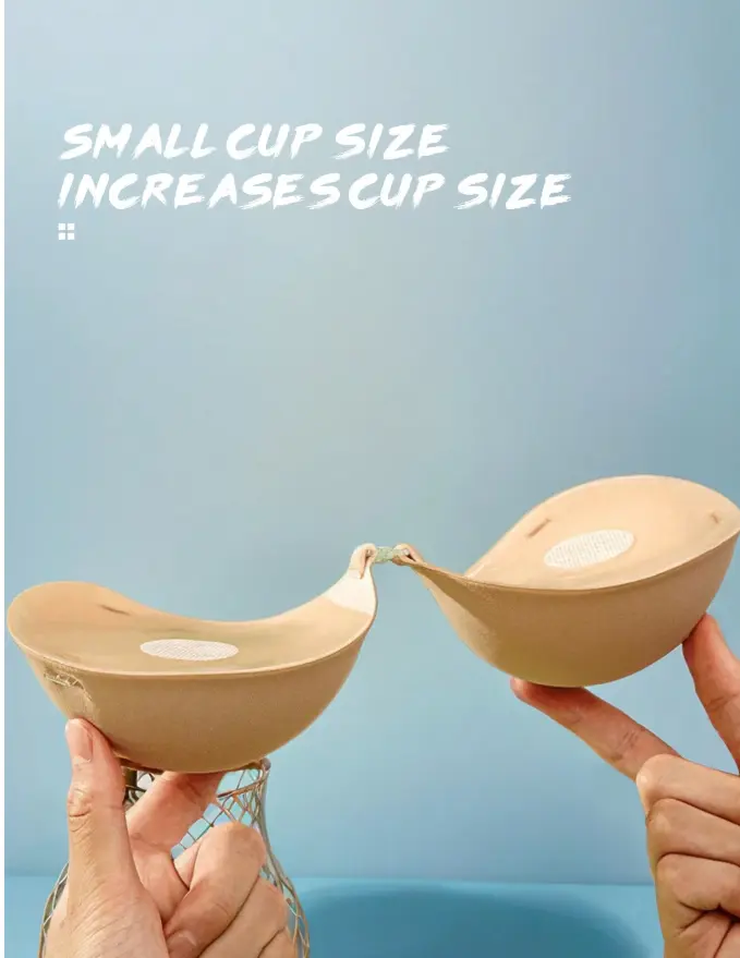 5cm Thick Invisible Bra/Breast Enlargement/Push Up,Shaping Small Breasts Strapless Bra Enhance Cleavage,Suitable For Strapless Dress Evening Gown