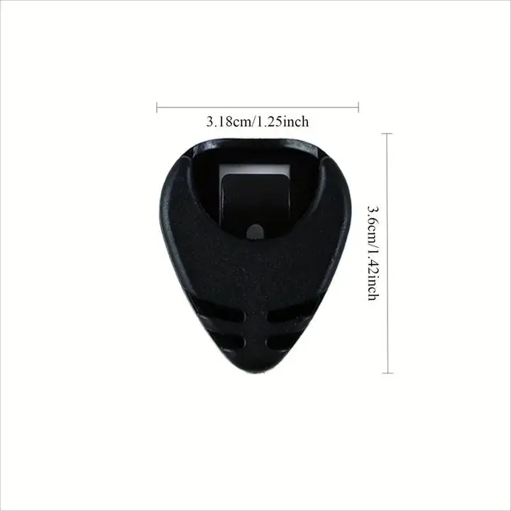 Standard Acoustic Electric Guitar Picks 15-Pack with Case 6 Types Color-Coded Picks for Electric Acoustic Bass Mandolin Ukulele