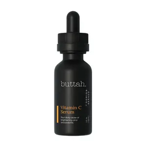 [Buttah Skin] Potent 15% Dark Spot Vitamin C Serum - Brightening Formula with Hyaluronic Acid for Skin Radiance