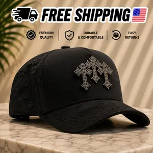 Barbas Hats x Rich The Kid “Chrome Blackout” – Premium Embroidered Snapback