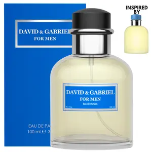 Sandora Fragrances Perfume for Men – Grapefruit, Juniper, Rosemary, Oakmoss – Fresh, Aquatic, Crisp, Long-Lasting – Eau De Parfum 100ml (3.4fl oz)