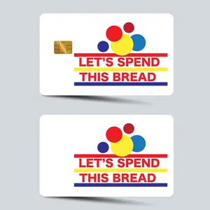 Let's Spend This Bread Credit Card Skin Sticker, Ultra-thin Waterproof Scratch Resistant Sticker, Personalized Bank Card Skin Protector