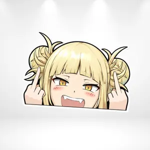 Himiko Toga Anime Sticker  My Hero Academia Waifu Vinyl Decal  Cute Yandere Girl Laptop Sticker