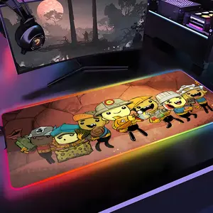 Oxygen Not Included Mouse Pad Gamer Rgb 1000×500mm 900×400mm 800×400mm 600x300mm Desk Mat Back Light Led Mousepad Setup Gaming Accessories Deskmat Big Mousepad Backlight
