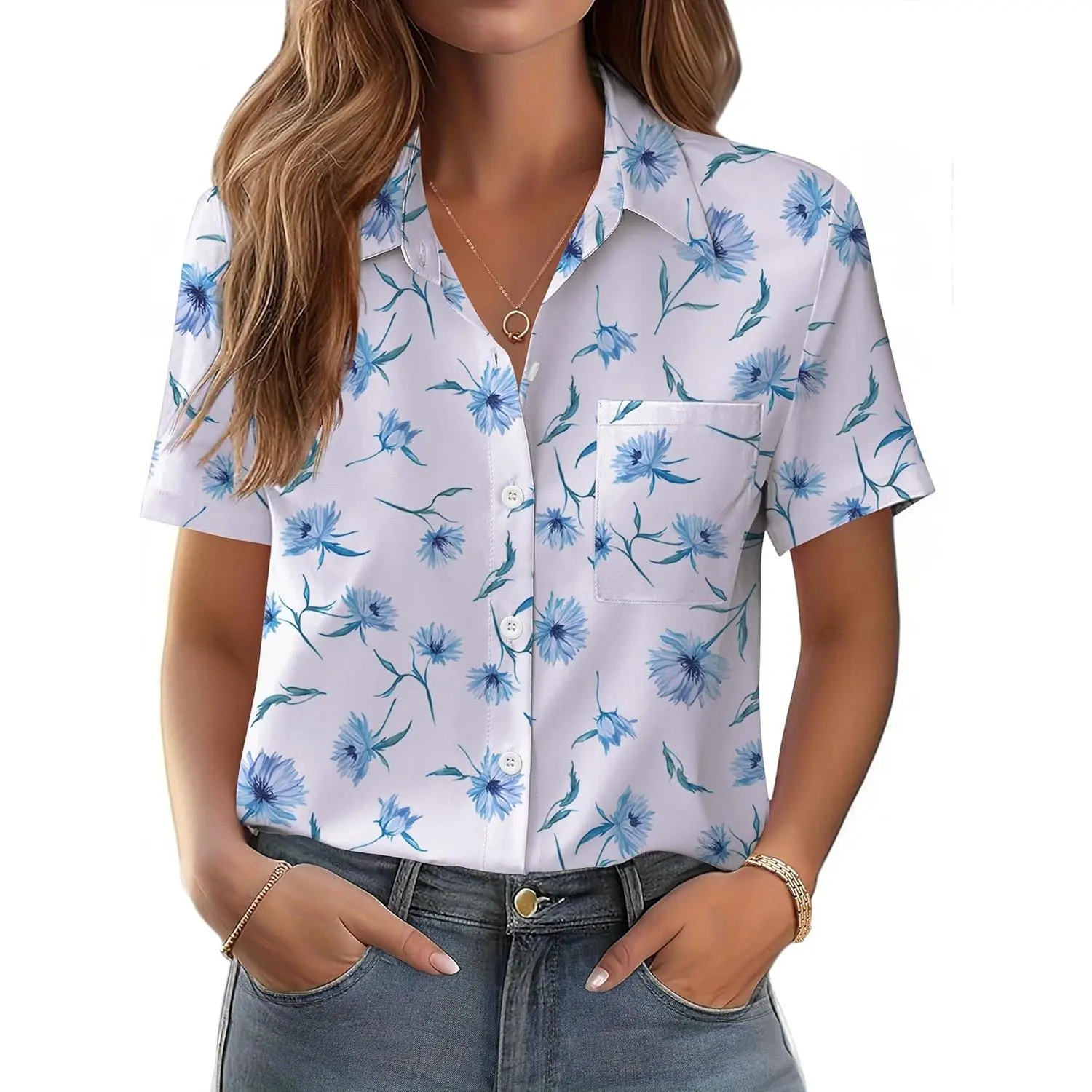 Floral Blue 361