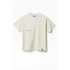 A.R.C. Men's Heather Oatmeal Vintage Wash Heavyweight Oversized T-Shirt