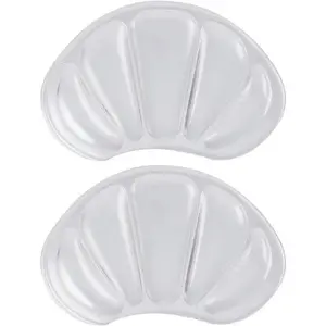 2pcs Heel Pads For Preventing Uncomfortable Skin Conditions Heel Protector Insoles Cushion Comfort And Cushioning, transparent
