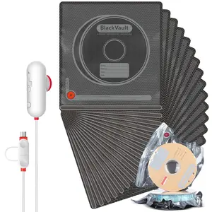 Filament Vacuum Storage Kit with USB Pump, 20 Pack Light-Proof Vacuum Sealed Bags for 3D Filament, Spool Sealing for Keeping Dry and Clean (12.6 * 13.38 in)