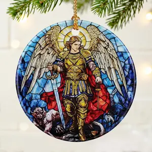 Archangel Michael Ornament | Christmas Ornaments, Christmas Tree Ornaments, Holiday Decor,  Protection Decor | Religious Gifts, Christian Gifts | Faithful ,  Guardian