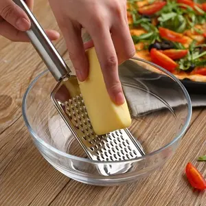 Stainless Steel Grater, Potato Slicer, Fruit Vegetable Slicer, Multi-Functional Kitchen Radish Cutter, Cheese Fruit Lemon Peeler, Ideal for Home & Camping, Kitchen Gadgets