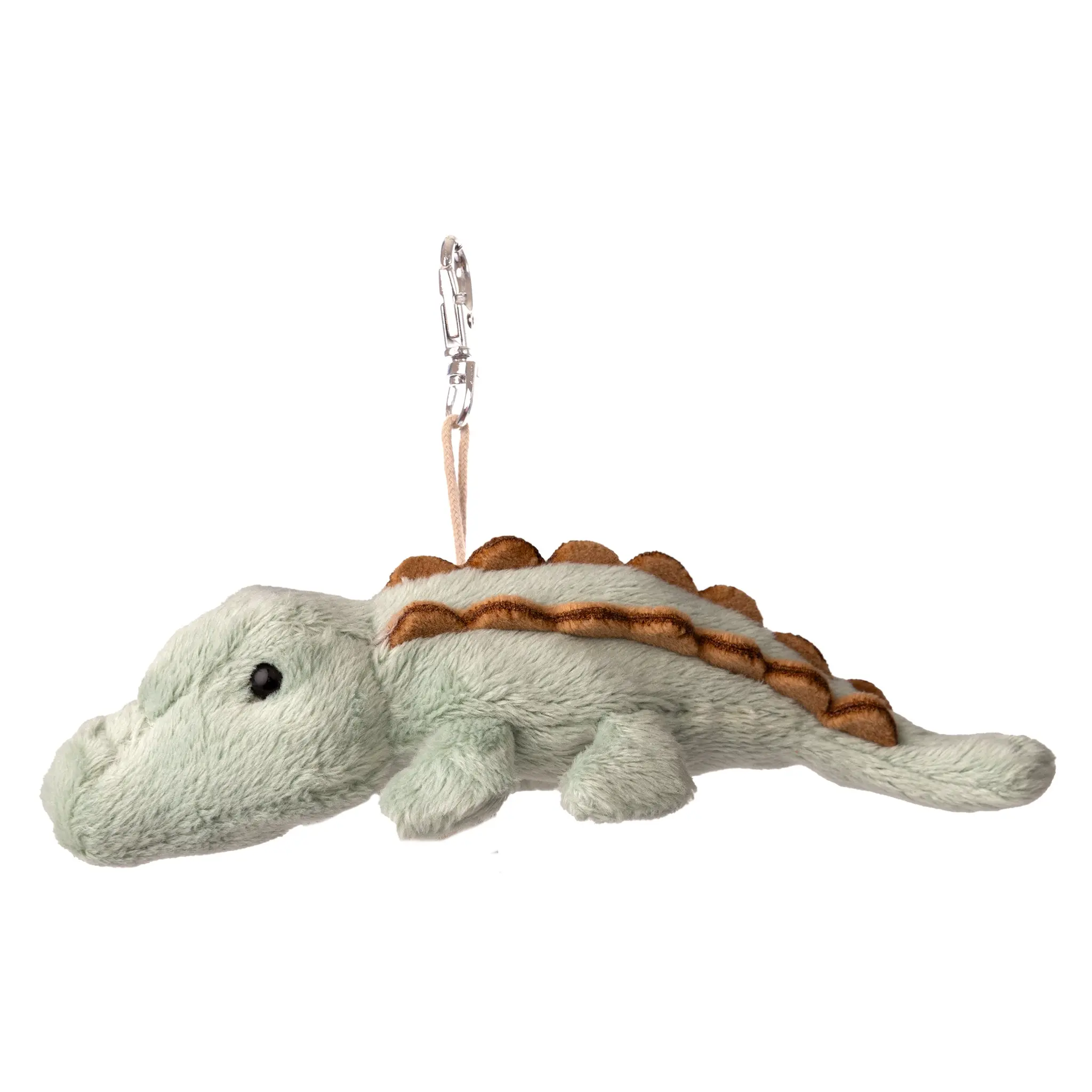 Bukowski Bears Maximus 6 Inch Soft Plush Green Alligator Keychain for Bags Backpacks and Keys