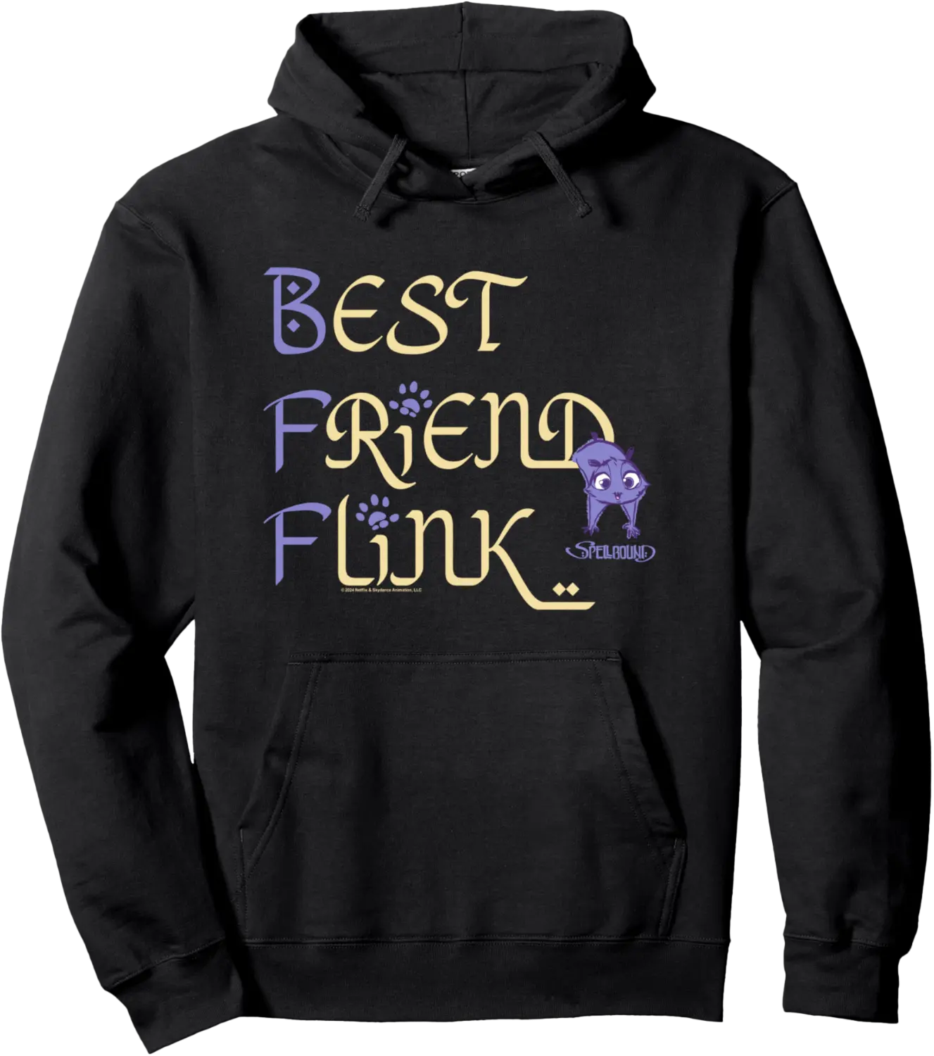 Spellbound Best Friend Flink Enchanted Quote Pullover Hoodie - Abigaillou Shop 54B0DLF84267