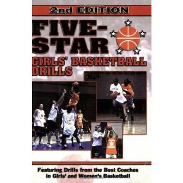 USED Book - Five-Star Girls' Basketball Drills, Second Edition by Matt Masiero (Paperback) - english