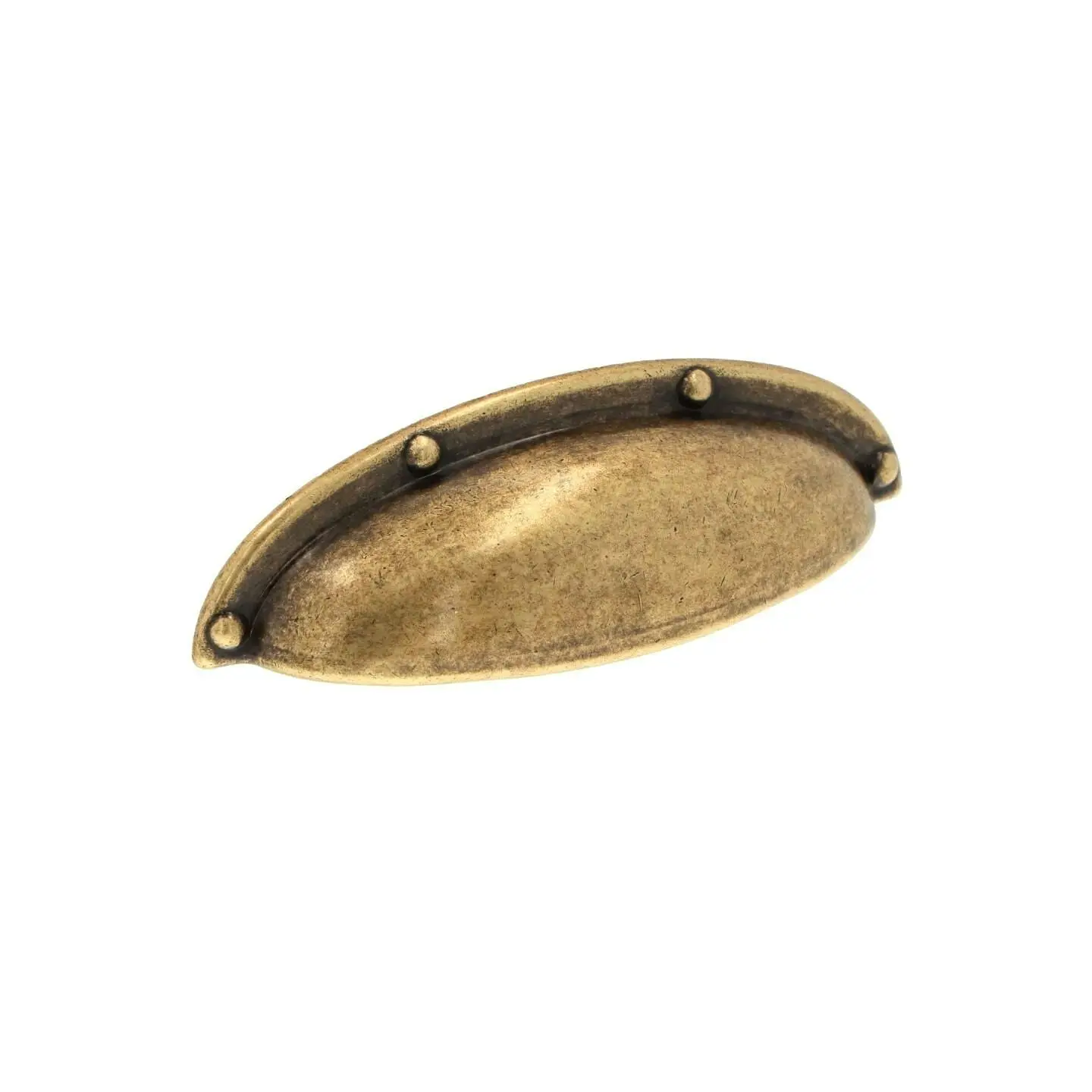 Vintage Apothecary Cup Pull – Antique Brass