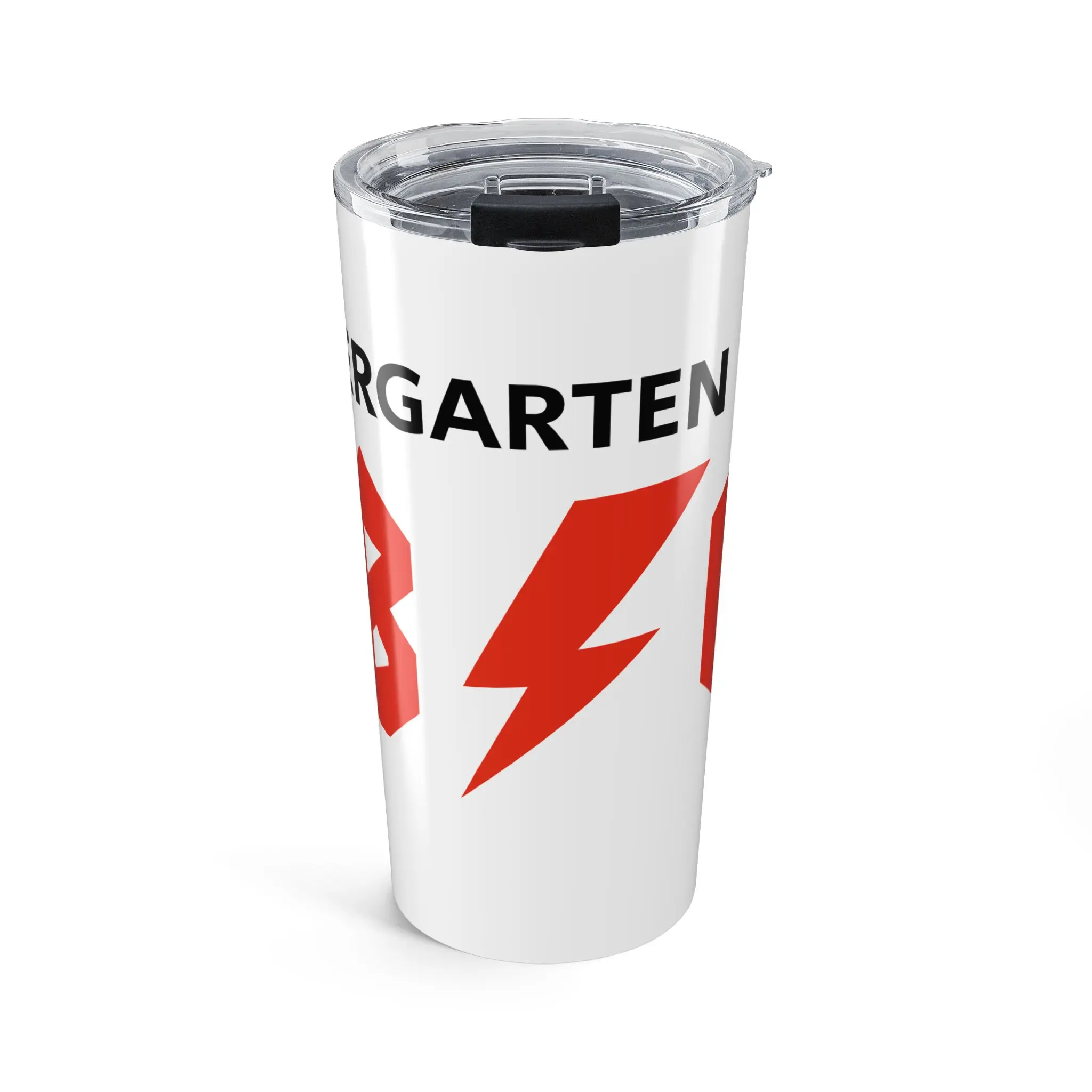 Kindergarten Rocks Tumbler 20oz | Lightning Bolt School Teacher Drinkware