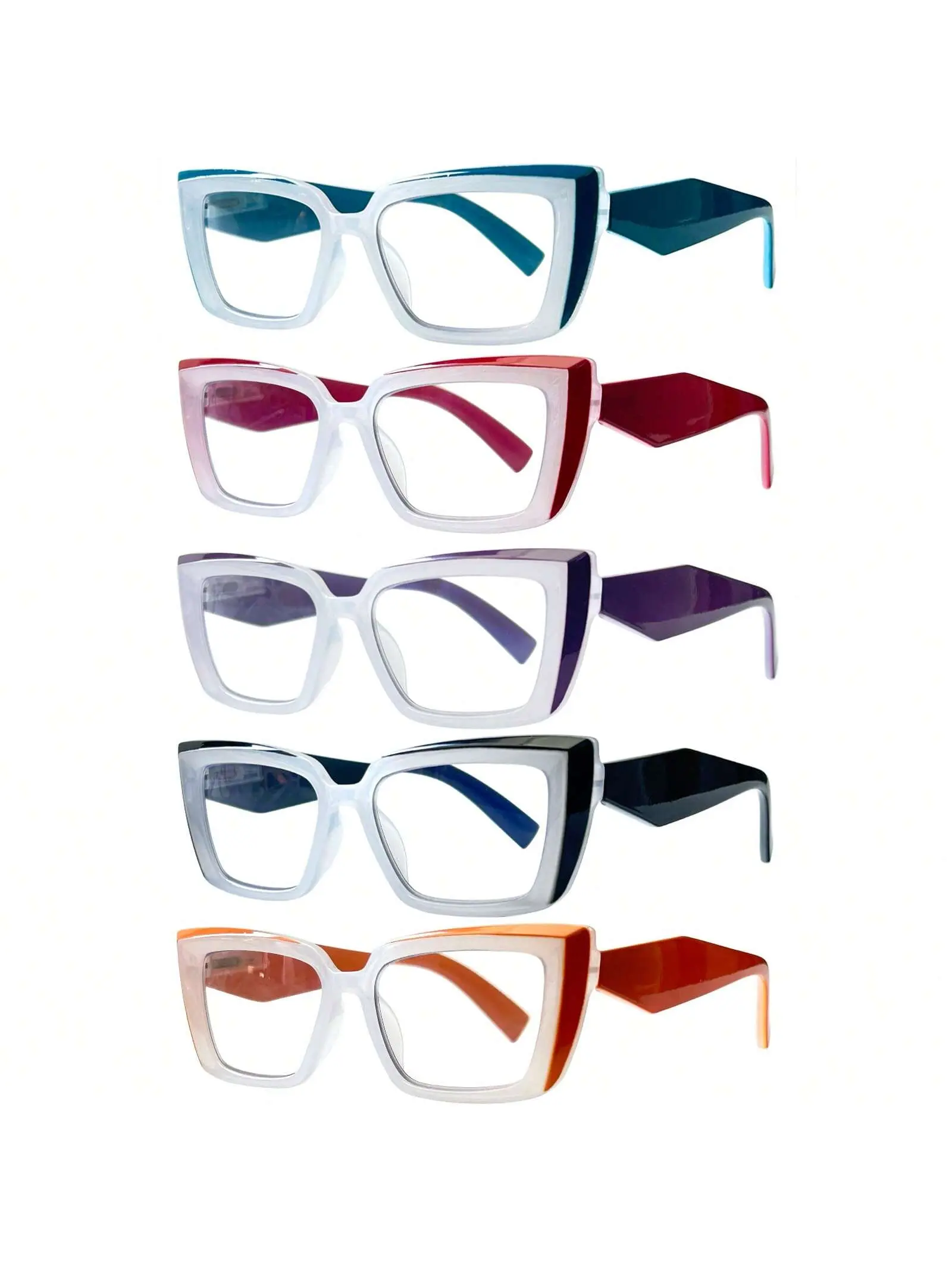 ZOECENT Fashion Women's Reading Glasses with Blue Light Blocking Butterfly Frame and Spring Hinges +1.5 +1.75 +2.5 +2.75 Degrees +1.5 +1.75 +2.5 +2.75