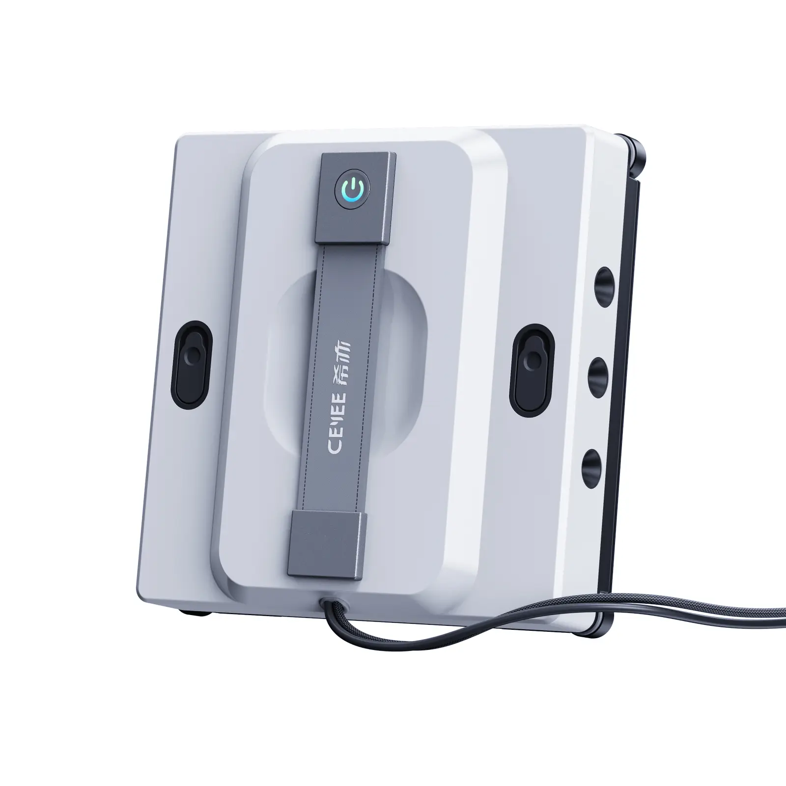 CEYEE W1 Electric Window Cleaning Robot - Dual 3-Nozzles Spray, 6 Cleaning Modes, 8000Pa Suction, Smart Path Planning, Remote Control, 8-Level Safety System for Windows, Mirrors, Glass Doors