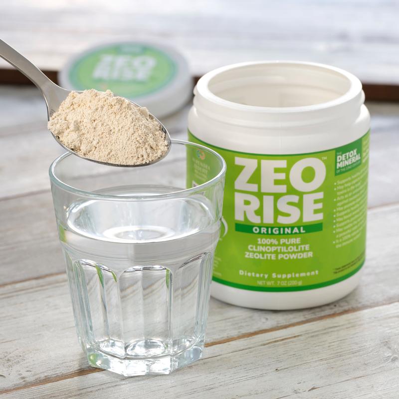 ZEORISE [Original] - 100% Natural Alkaline Zeolite Powder (VAM technology activated, Unflavored, 7.2 oz)