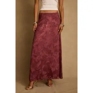 Waverly Mulberry Maxi Skirt