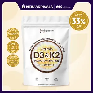 [LIVE Lab x New Arrivals Exclusive] Micro Ingredients Vitamin D3 K2 Supplement Softgels