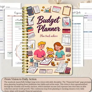 A notebook for monitoring income and expenses, enhancing fund management - A ledger book specifically designed to assist you in effectively managing your financial expenditures