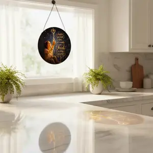 Our Threads Are Always Connected Suncatcher, Memorial Glass Sun Catcher Window Hanging, Grief & Remembrance Gift, Long Distance Keepsake, Sympathy Gift for Loss of Loved One