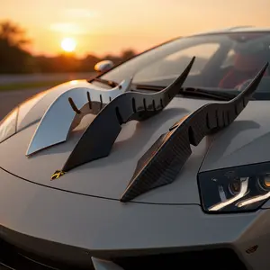 Dragon Horns for Car Roof – Carbon Fiber Fantasy Auto Decoration for SUV, Truck, Sedan – Easy Install, Weatherproof – Unique Gift for Car Enthusiasts & Tuners