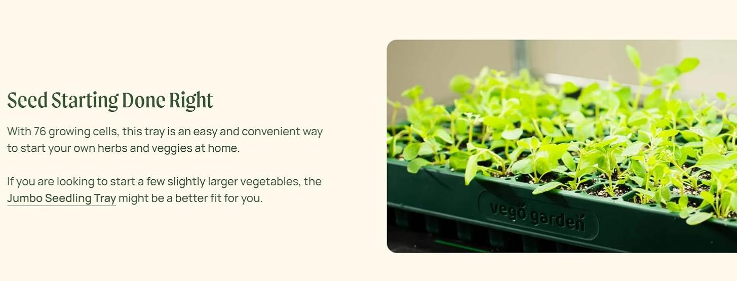 Vego Garden Seedling Popper Tool 3-in-1 Plant & Pop Board for Stackable Seedling Trays 10"x20" Efficient Seed Starting & Dispensing Grow Kit