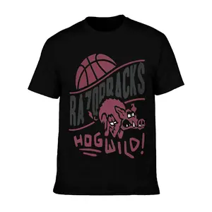 FA-001-005 l 180g  Men's Pure Cotton Round Neck Short-Sleeved Heat-Transfer Print T-Shirt sales promotion