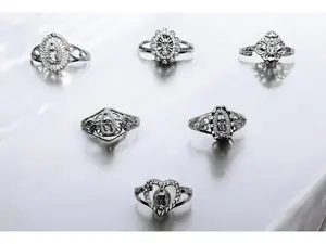 Virgen Maria Sterling Silver 925 Rings - 6 Different Designs