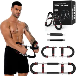 Twister Arm Trainer, Adjustable Chest Workout Equipment for Men & Women, Home Gym Strength Trainer, Muscle Builder & Strength Training for Arms, Chest